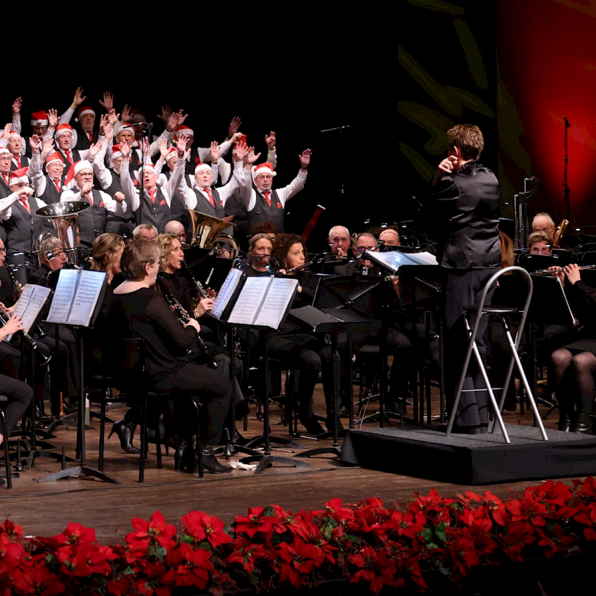 Christmas in perfect harmony, Kon. Harmonie St. Cecilia Tegelen en mannenkoor de Meulezengers