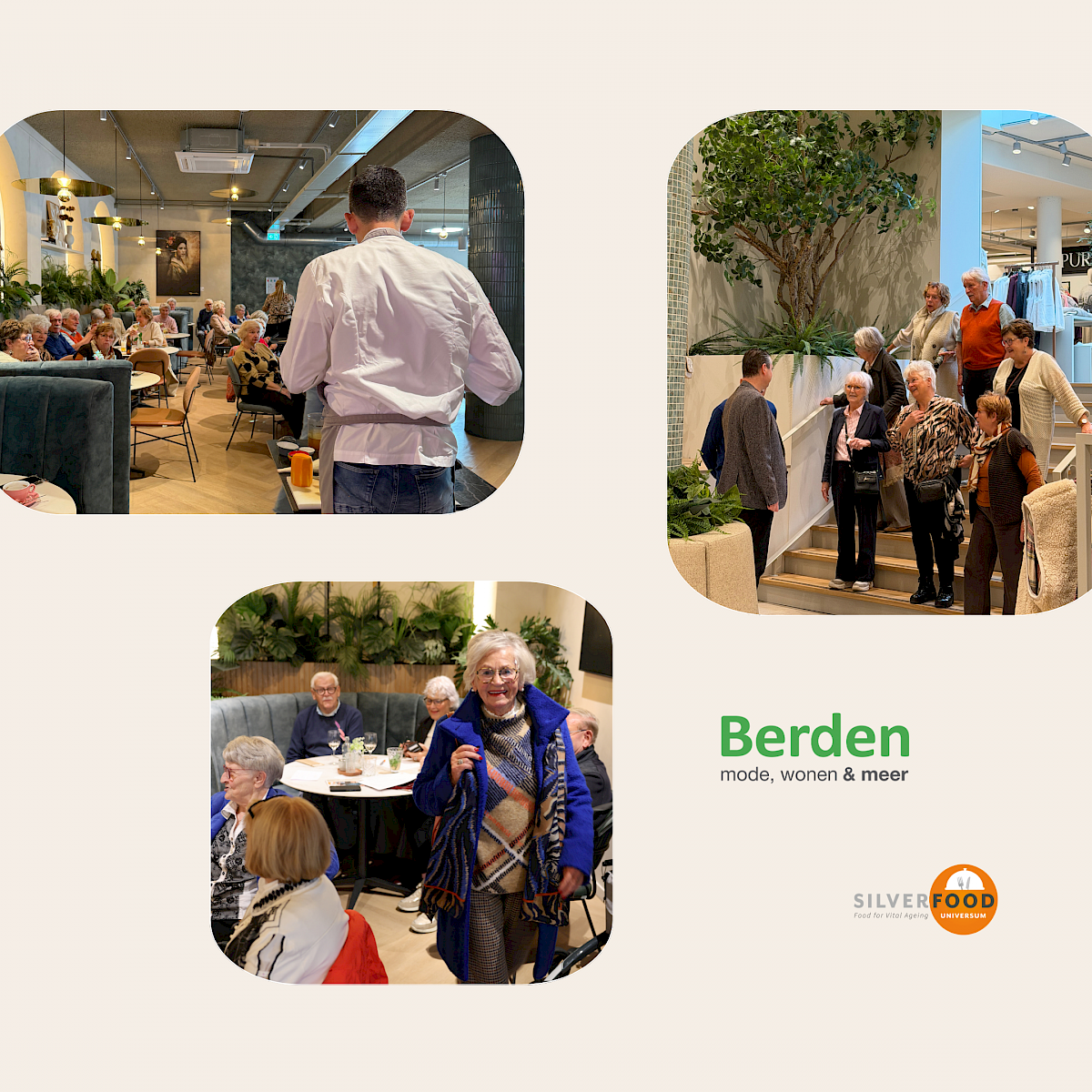 Kookdemonstratie – Berden Mode, Silverfood Universum
